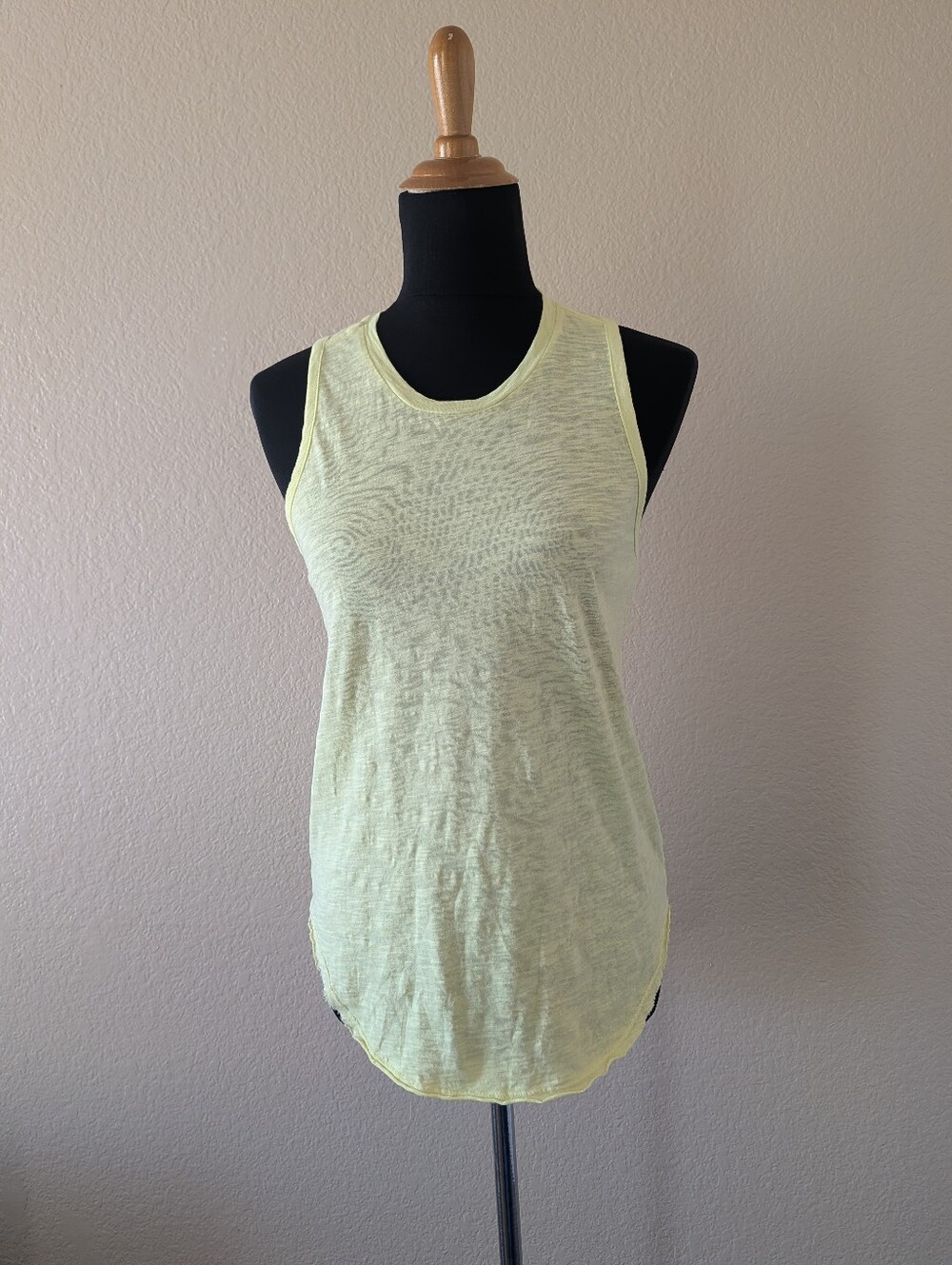 BOBI Los Angeles (Revolve) Slub Cotton Tank Top – Zest Yellow – Size XL – NWT